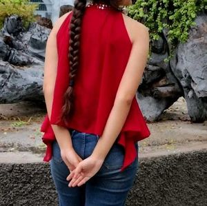 Red cute top