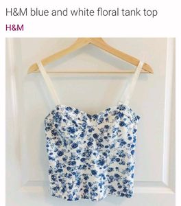 Floral H&M Tank Top
