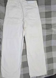 White Wide Leg Jeans