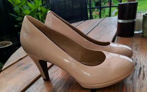 Nude Platform Heels