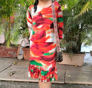 Stylish Abstract Print dress