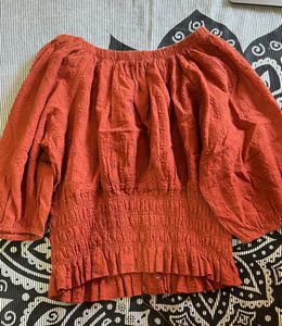Orange Crop Top