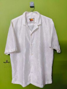 The Indian Garage Co. Textured Oversized Shirt - S