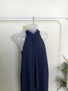 Worthington Imported Navy Blue Casual Dress(Women)