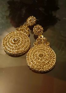 Luxury Golden Earrings.
