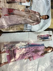 Combo Floral Print Unstitched Fabric