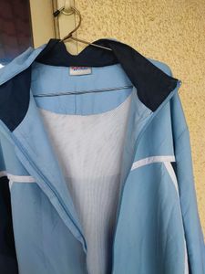 Vintage Light Blue Windbreaker