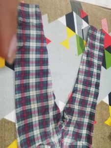 Plaid Casual Pants