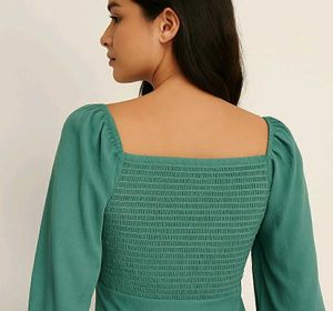 Smoked back Crop Top