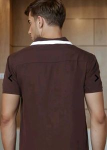 Stylish Brown Camp Shirt