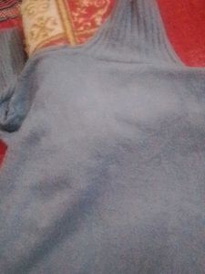 Cozy Blue Turtleneck Sweater