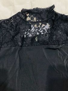 Forever New Ebony Lace Yoke Top