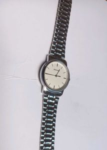 Sonata Silver Metallic Watch