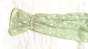 Green Polka Dot Long Dress