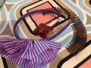 Striped Purple Headband