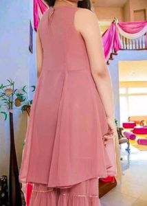 Pink Sharara Set For Girls