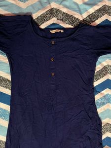 Navy Blue Casual Dress