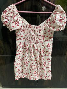 Floral Mini One Piece Dress