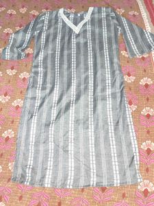 Striped Grey Kurti