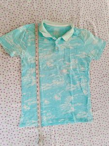 DNMX Tropical Print Polo Shirt -