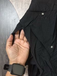 Black Harem Pants (patiyala +embroidry top)