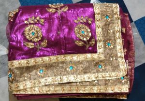 Elegant Purple Saree