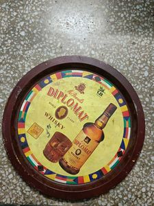 Vintage McDowell&#39;s Diplomat Whiskey Tray