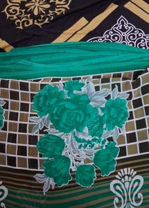 New Olive Chiffon Soft Daily Wear Saree
