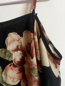 Off Shoulder Floral Print Top