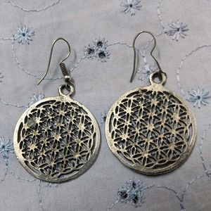 Silver Oxidised Earrings