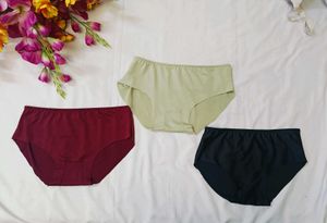 🇳🇿❤️💫 Pack Of Three Silky Stuff Panties