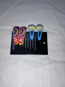 Fun Hair Clips - Set of 2 With Freebies
