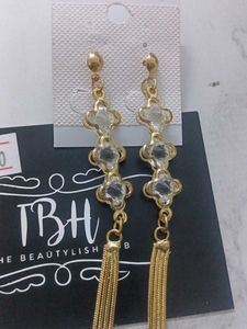 Elegant Gold Dangle Earrings
