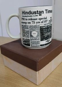 Vintage HT Paper Printed Mug
