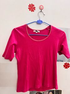 Pink Short Sleeve Top