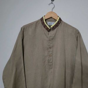 Khadi Men&#39;s Ethnic Kurta set