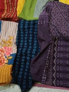 Assorted Women's Ethnic Kurta Lot Totally 9 pieces