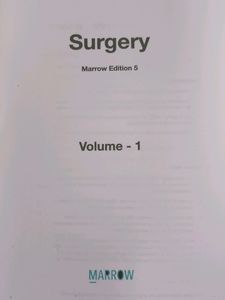 5th Edition Marrow Notes Surgery