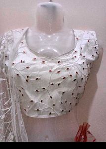 White Embroidered Lehenga Choli 🍷