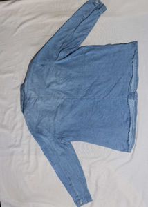 Plus Size Denim Shirt/Shacket