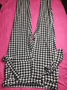 Houndstooth Print Pants
