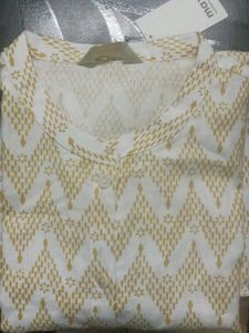 Patterned Button-Up Shirt