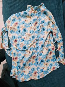 Beach Style Shirt Top Set