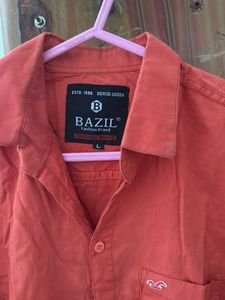 BAZIL Orange Shirt