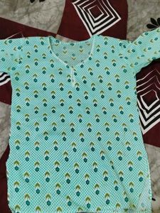 Floral Print short  Kurta