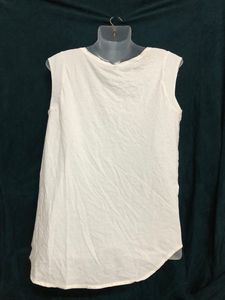 Mango White Plain Top