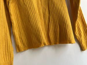 Yellow Colour Ladies Sweater