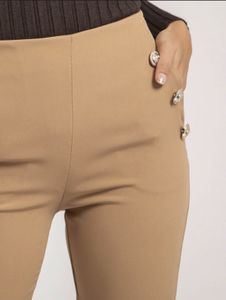 Zara Beige Cigarette Pants