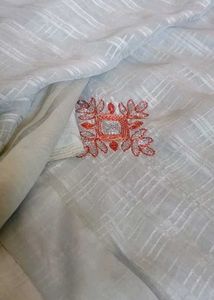 Elegant Embroidered Saree