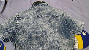 Denim Tshirt Korean Style